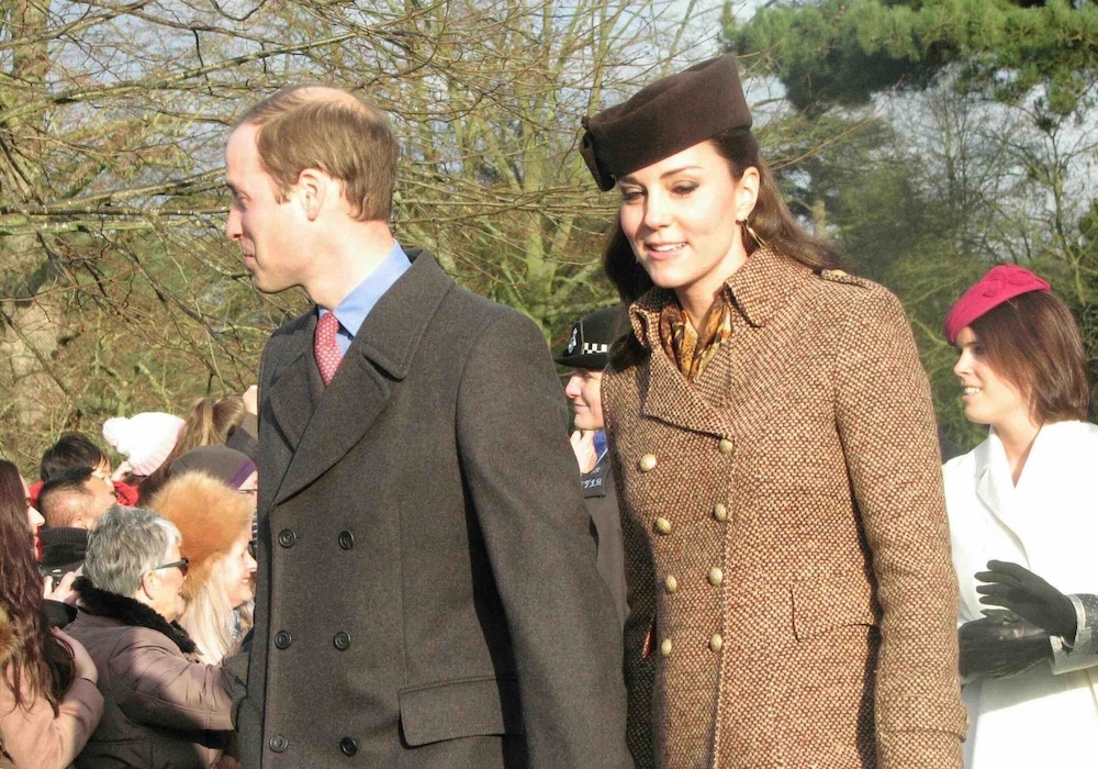 Prince William and Kate at Sandringham on Christmas day